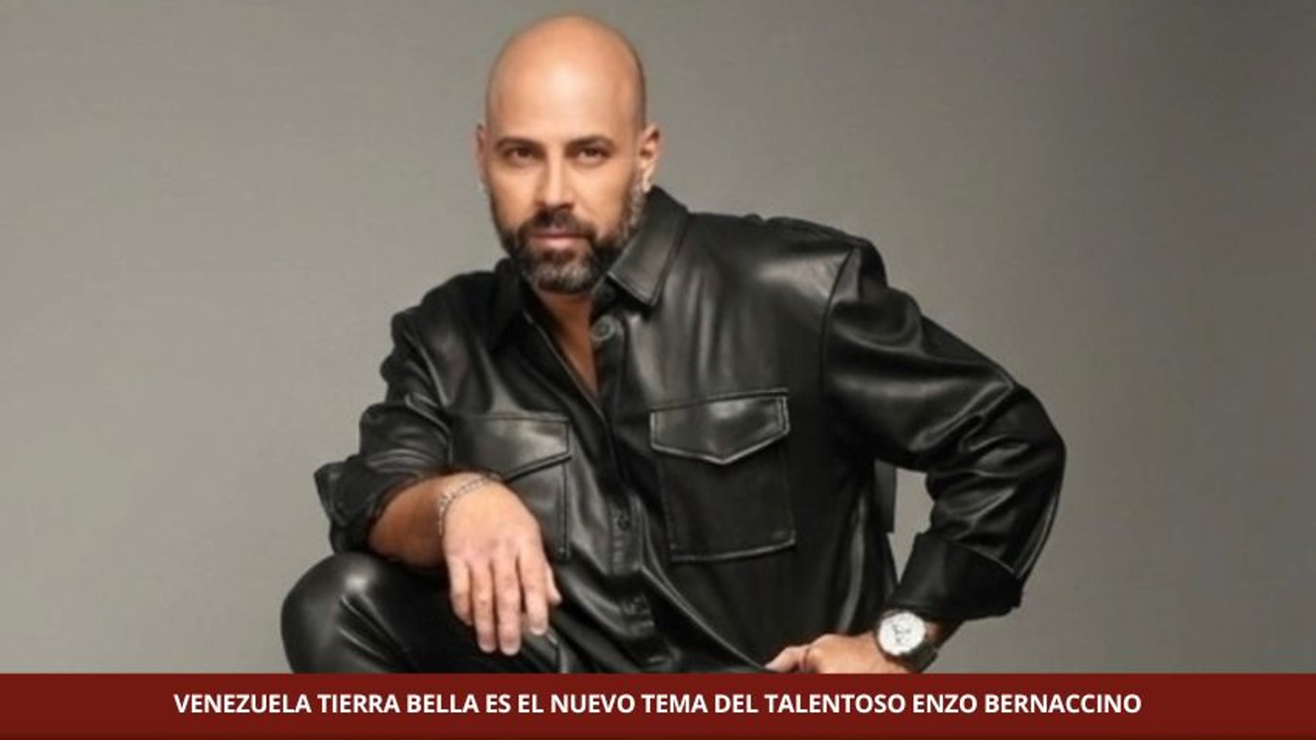  VENEZUELA TIERRA BELLA ES EL NUEVO TEMA DEL TALENTOSO ENZO BERNACCINO 