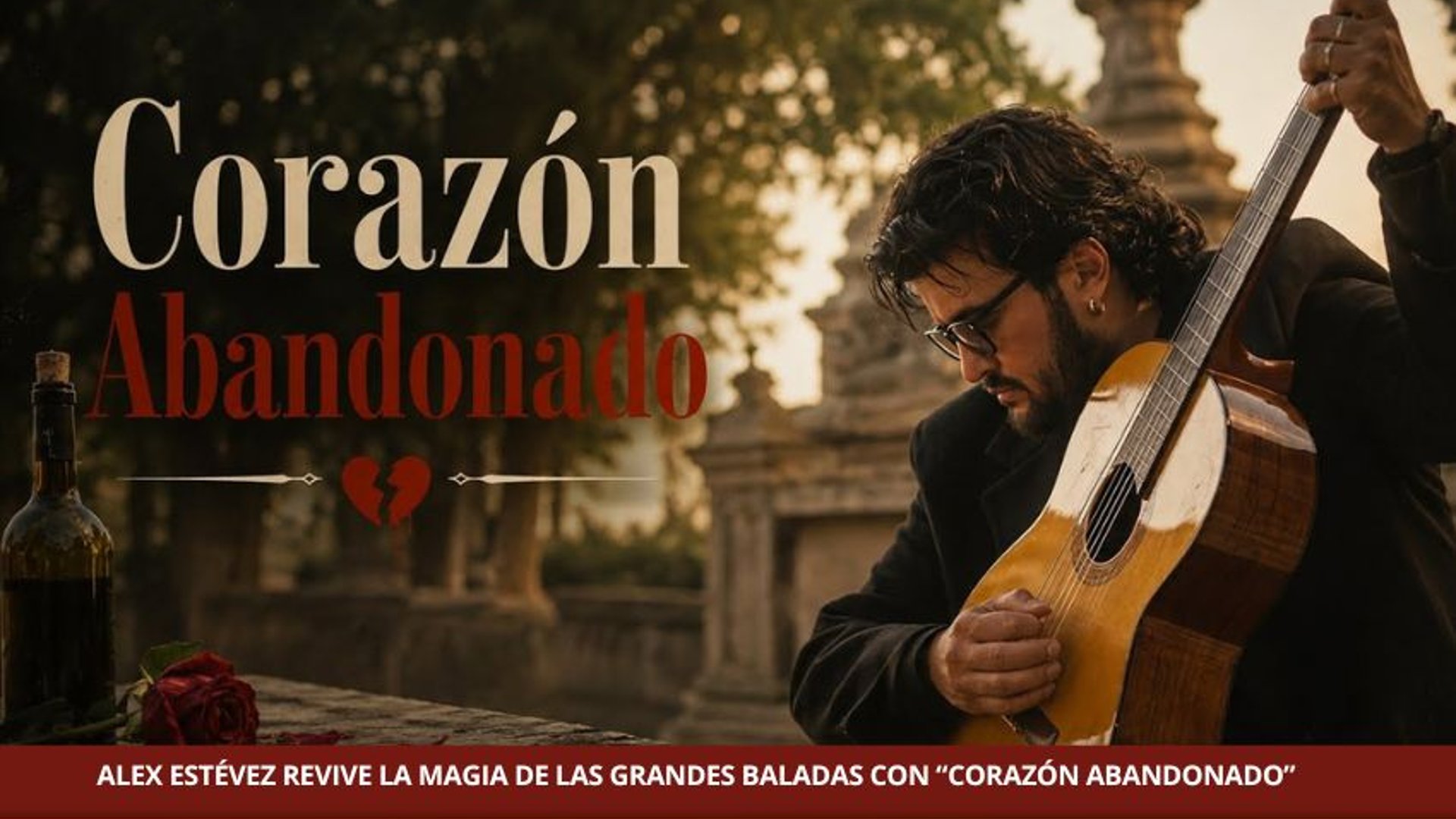 El cantante latino Alex Estévez presenta su nuevo sencillo “Corazón Abandonado