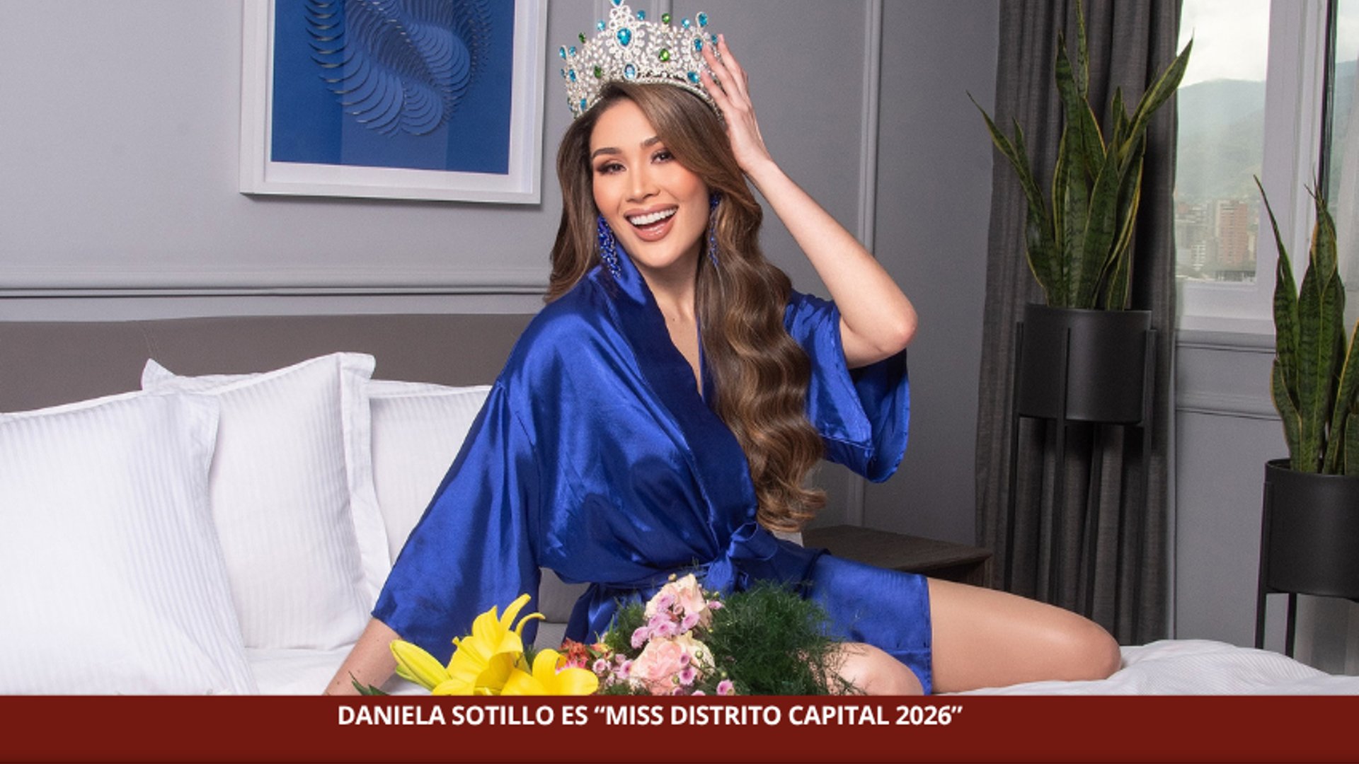 La ganadora del certamen “Miss Distrito Capital 2026” es Daniela Sotillo, 