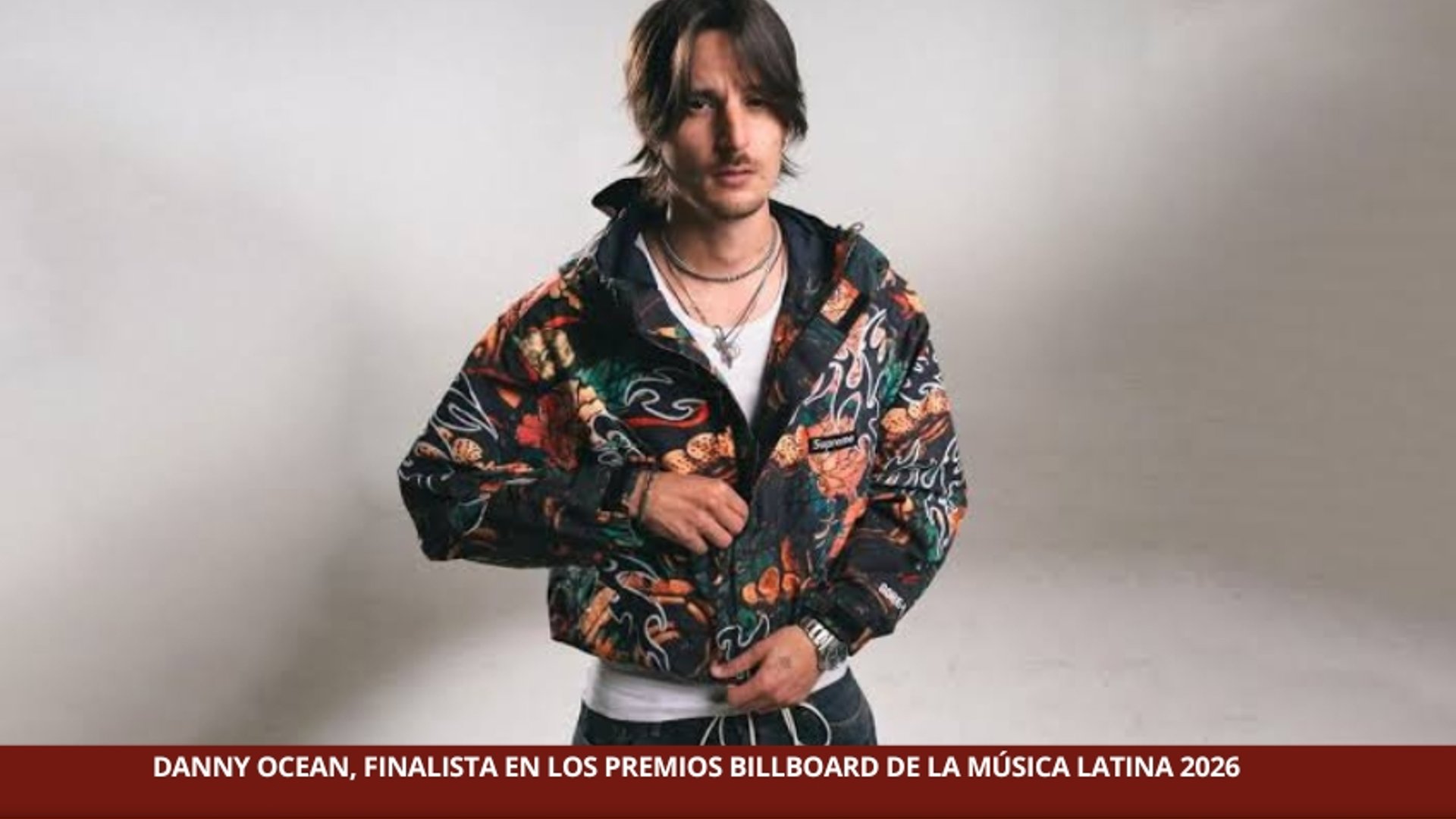 DANNY OCEAN, FINALISTA EN LOS PREMIOS BILLBOARD DE LA MÚSICA LATINA 2026