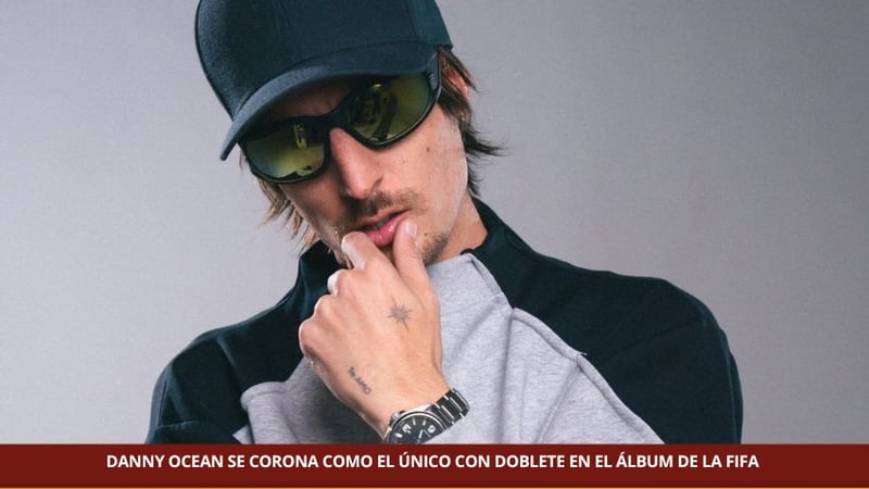 Danny Ocean y Empire of the Sun presentan “Llego”: El venezolano canta en inglés y se corona como el único con doblete en el álbum de la FIFA 