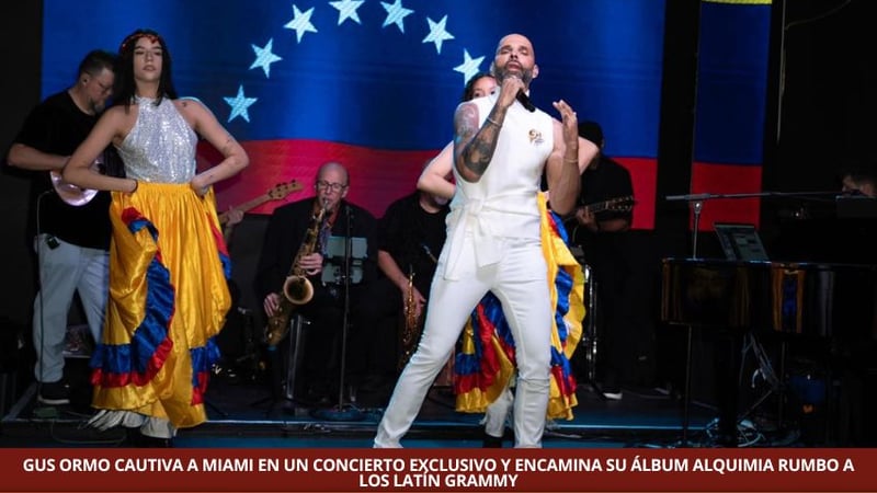 GUS ORMO CAUTIVA A MIAMI EN UN CONCIERTO EXCLUSIVO 