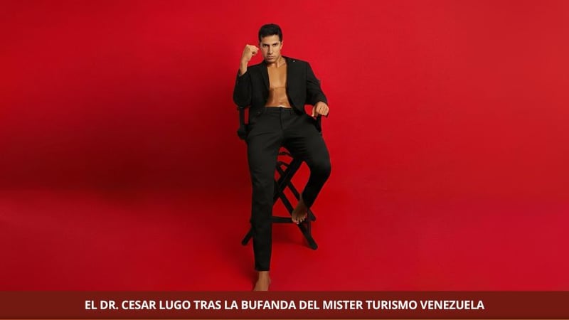 César Lugo impresiona con la primera mirada. Su imponente estampa de 1,84 mtrs de estatura y su estilizada figura de 84 kg de musculatura son tan solo la antesala de una personalidad pausada, elocuente verbo y la madurez de un hombre preparado y culto. 
