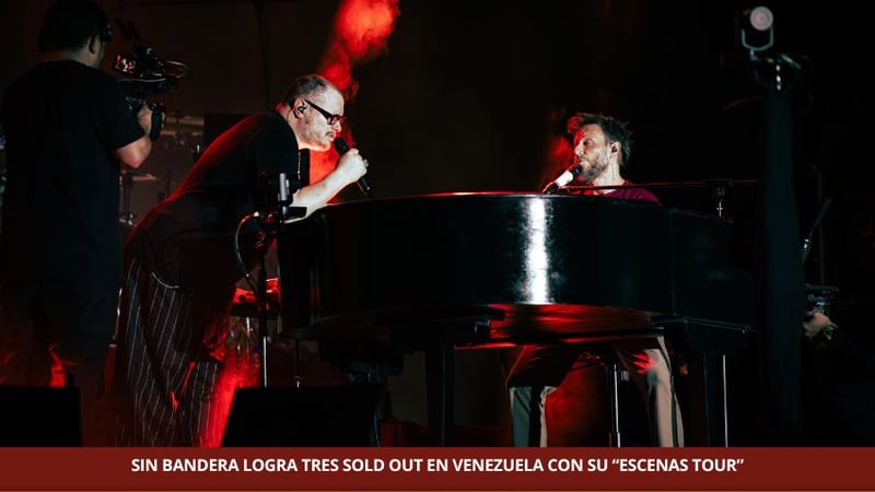 SIN BANDERA LOGRA TRES SOLD OUT EN VENEZUELA CON SU “ESCENAS TOUR”