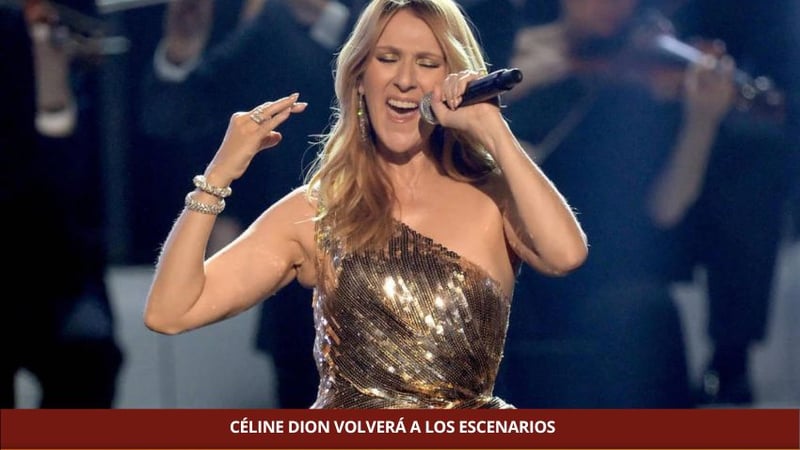 Celine Dion en los escenacios