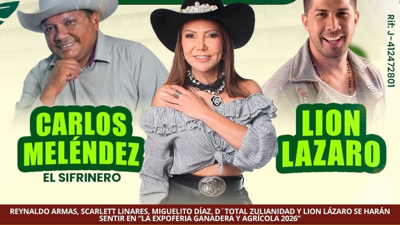 REYNALDO ARMAS, SCARLETT LINARES, MIGUELITO DÍAZ